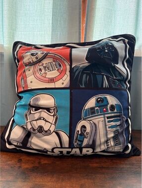 Star Wars Darth Vader R2-D2 BB-8 Stormtrooper Throw Pillow 20x22